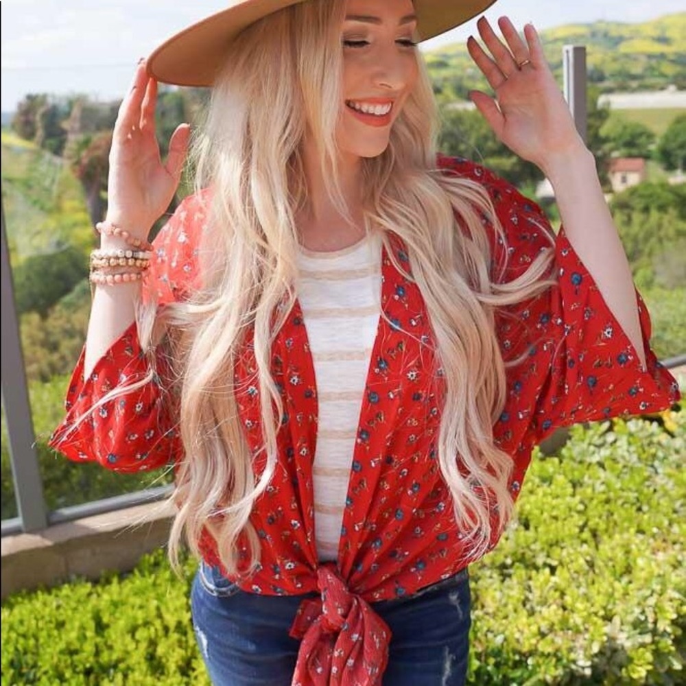 Tie Waist Kimono
